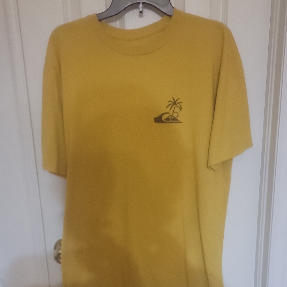 Quiksilver Men's Mustard Short Sleeve Tee